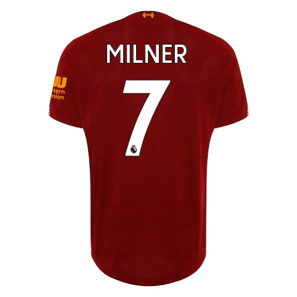 Camiseta Liverpool NO.7 Milner Replica Primera Ropa 2019/20 Rojo